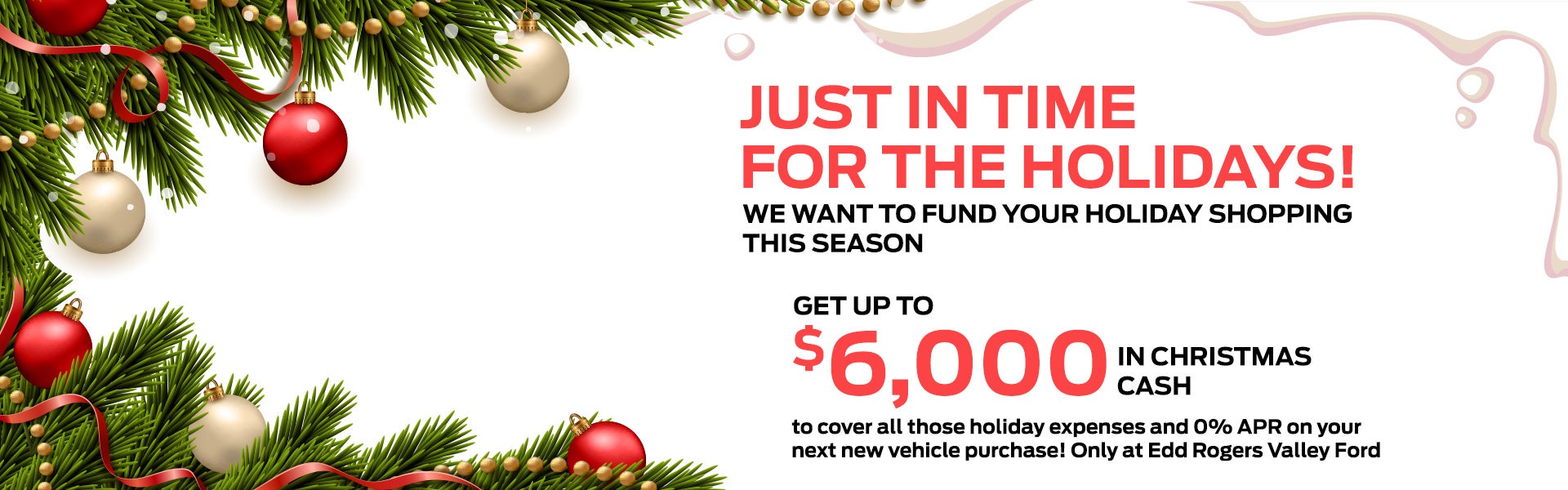 Get up to $6000 in Christmas Cash